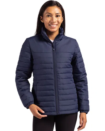 Clique Elevation Eco Full Zip Womens Puffer Jacket In Black