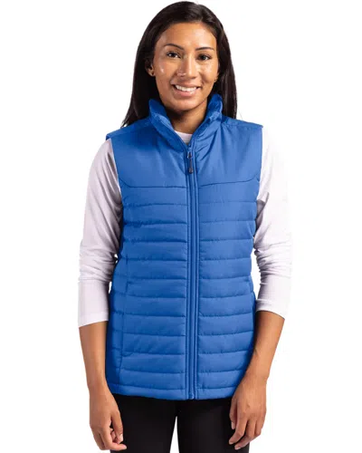 Clique Elevation Eco Full Zip Womens Puffer Vest In Blue