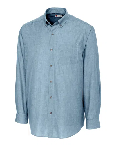 Clique Halden Stain Resistant L/s In Blue
