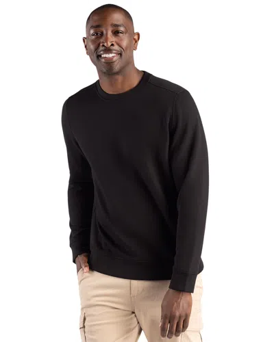 Clique Haven Recycled Mens Crewneck Sweatshirt In Black