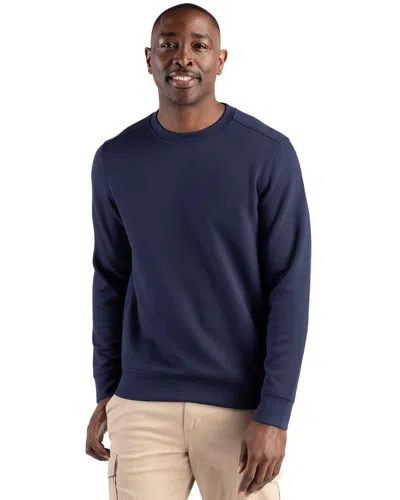 Clique Haven Recycled Mens Crewneck Sweatshirt In Blue