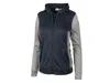 Clique Helsa Sport Colorblock Lady Pullover Jacket In Blue