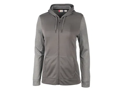 Clique Helsa Sport Colorblock Lady Full Zip Jacket In Gray
