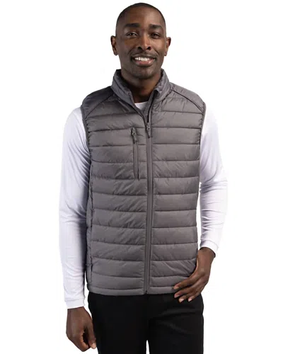 Clique Hudson Puffer Vest In Grey In Gray