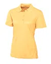 Clique Ice Lady Pique Polo Shirt In Yellow