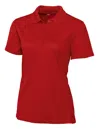 Clique Spin Eco Performance Pique Womens Polo In Red