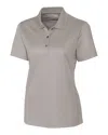 Clique Ice Lady Pique Polo Shirt In Silver