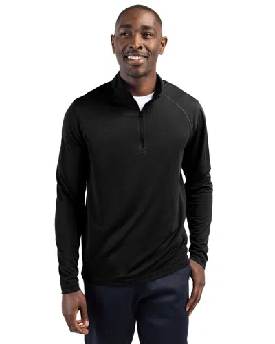 Clique Ice Pique Mens Half Zip Tech Pullover In Black