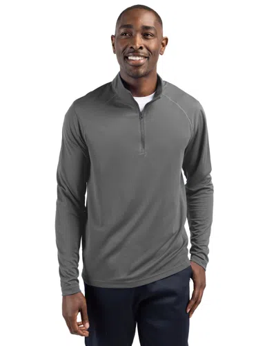 Clique Ice Pique Mens Half Zip Tech Pullover In Gray
