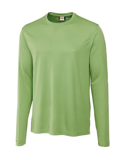 Clique Ice Pique Mens Long Sleeve Tech Tee In Green