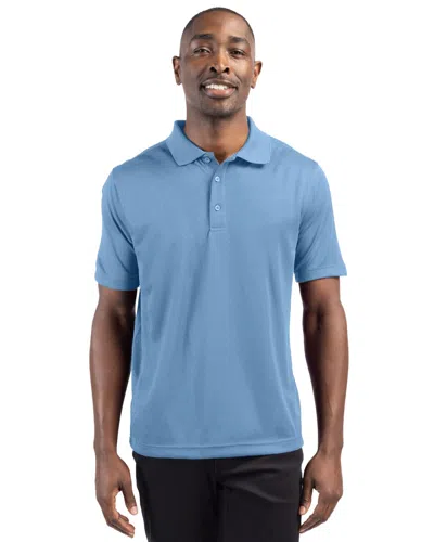 Clique Ice Pique Mens Short Sleeve Tech Polo In Blue