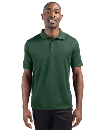 Clique Ice Pique Mens Short Sleeve Tech Polo In Green