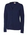 Clique Imatra V-neck Cardigan In Blue