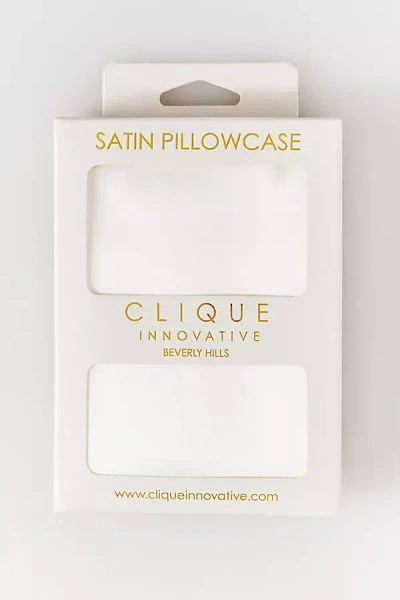 Clique Innovative Beverly Hills Satin Pillowcase In White