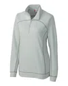 Clique Ladies Helsa Half Zip Jacket In Grey