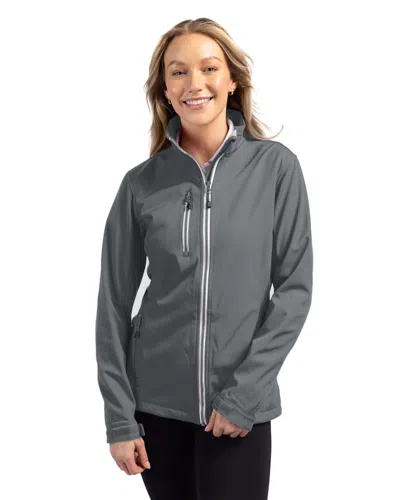 Clique Ladies' Telemark Softshell Jacket In Gray