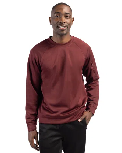 Clique Lift Eco Performance Unisex Crewneck Sweatshirt In Brown