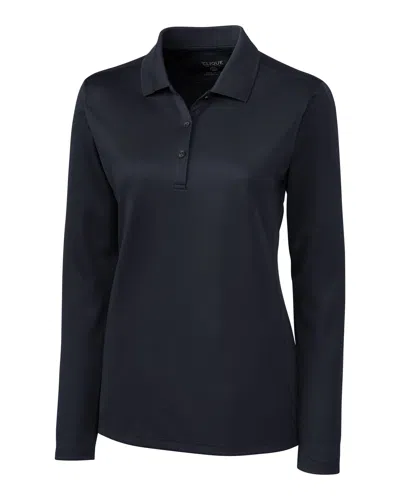 Clique L/s Ice Lady Pique Polo Shirt In Blue