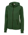 Clique Lund Lady Fleece Zip Hoodie In Green