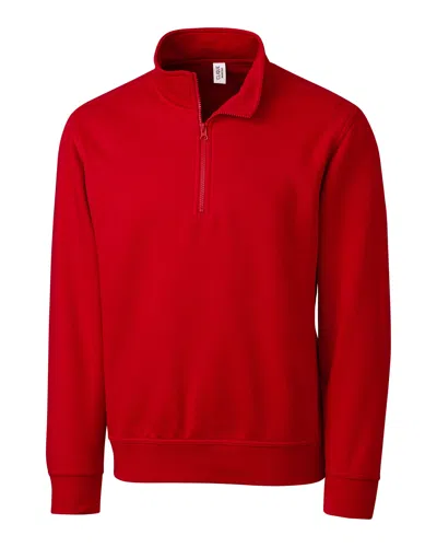 Clique Mainstage 1/2 Zip In Red