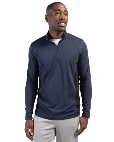 Clique Men's Ice Colorblock Half Zip Jacket In Blue