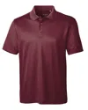 Clique Men's Ice Pique Polo Shirt In Burgundy