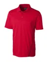 Clique Addison All Cotton Pique Short Sleeve Mens Polo In Red
