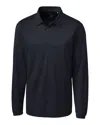 Clique Men's L/s Ice Pique Polo Shirt In Blue