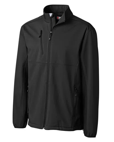 Clique Men's Narvik Colorblock Softshell Jacket In Black