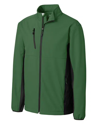 Clique Men's Narvik Colorblock Softshell Jacket In Green