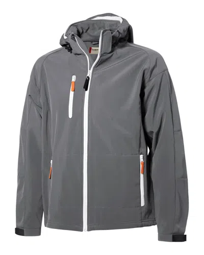 Clique Men's Serac Softshell Jacket In Grey