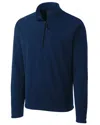 Clique Men's Summit Half Zip Microfleece Jacket In Blue
