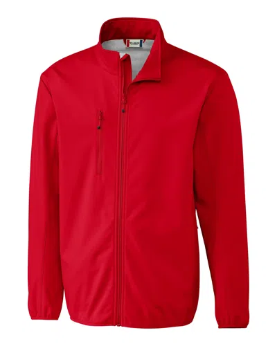Clique Men's Trail Softshell Jacket In Red