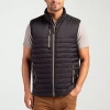 Clique Mens Water Resistant Heavyweight Puffer Vest In Black