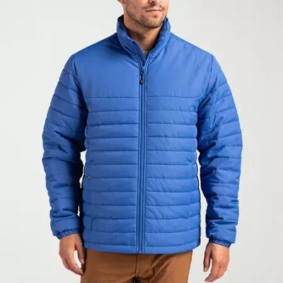 Clique Mens Water Resistant Lightweight Puffer Jacket In Multi