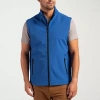 Clique Mens Water Resistant Lightweight Soft Shell Vest In Animal Print
