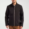 Clique Mens Water Resistant Lightweight Softshell Jacket In Black