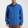 Clique Tempest Waterproof Full Zip Mens Softshell Jacket In Blue