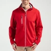 Clique Telemark Eco Stretch Softshell Full Zip Mens Hooded Jacket In Multi