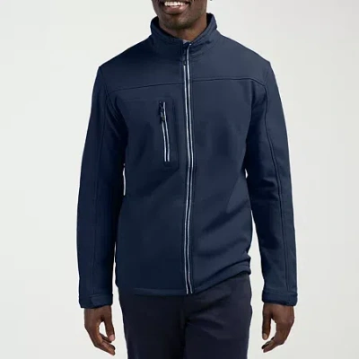 Clique Mens Waterproof Lightweight Softshell Jacket In Blue