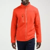 Clique Mens Waterproof Lightweight Softshell Jacket In Orange
