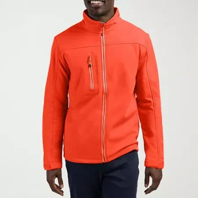 Clique Mens Waterproof Lightweight Softshell Jacket In Orange