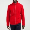 Clique Mens Waterproof Lightweight Softshell Jacket In Red