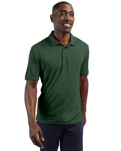 Clique Parma Tech Jersey Mens Polo In Green