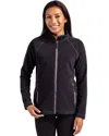 Clique Powder Fleece Full Zip Womens Jacket In Black