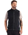 Clique Powder Recycled Fleece Mens Vest In Blue
