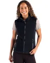 Clique Powder Recycled Fleece Womens Vest In Black