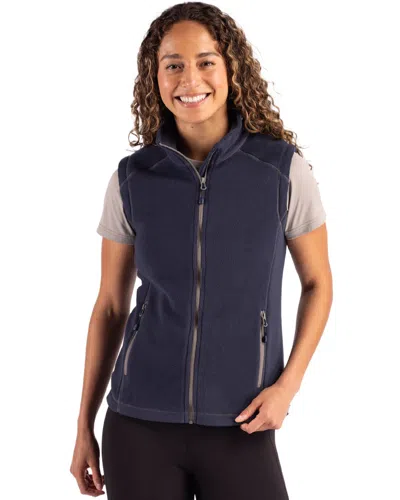 Clique Powder Recycled Fleece Womens Vest In Purple