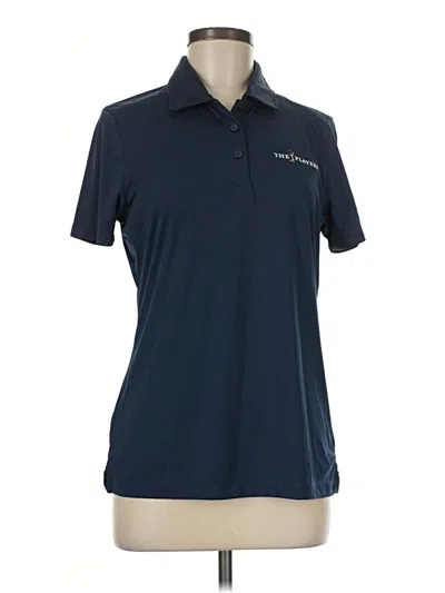 Pre-owned Clique Short Sleeve Polo Shirt In Blue