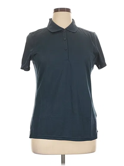 Pre-owned Clique Short Sleeve Polo Shirt In Blue